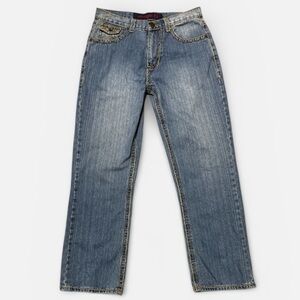 Men's Vintage True Religion Thick Stitch Jeans Size 34x32